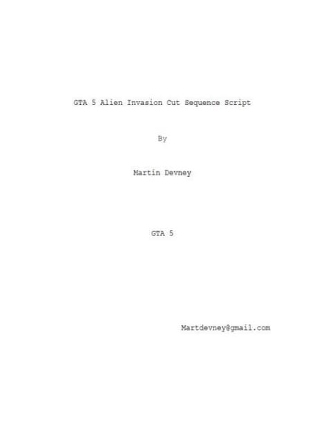 Gta v script | DOCX