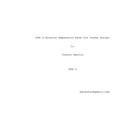 Gta v script | DOCX