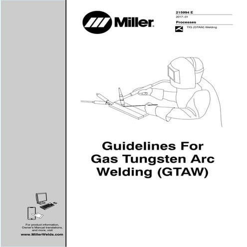 Guidelines for Gas Tungsten Arc Welding (GTAW)