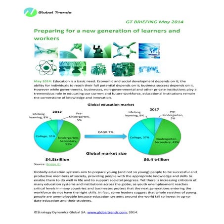 Gt briefing may 2014 preparing for a new generation of learners and workers