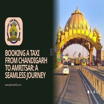Affordable Taxi Fare from Chandigarh to Amritsar