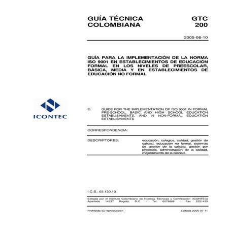 Gtc200 guia-para-la-implementacion-de-iso-9001-en-inst-educativa