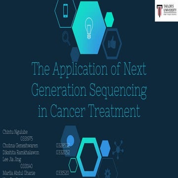 Next generation sequencing in cancer treatment  