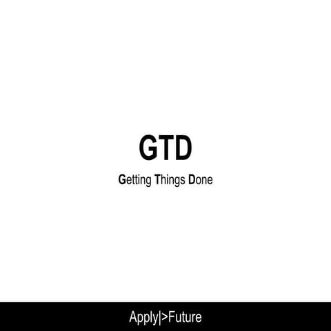 GTD Basics