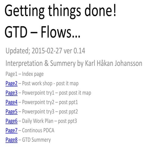 Get Things Done - GTD 150227 Ver.16