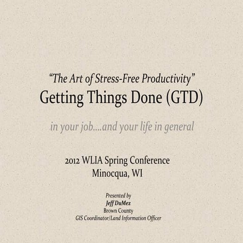 GTD Presentation