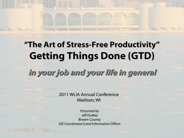 Getting Things Done (GTD) using Eve...