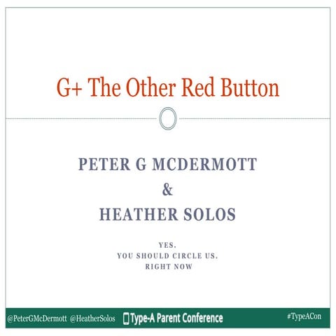 G+ The Other Red Button