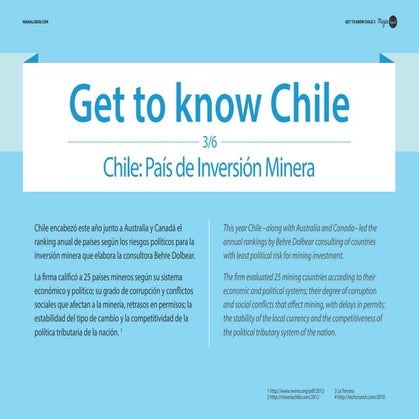 Get to Know Chile Issue 3
