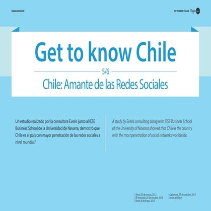 Get to know Chile: Issue 5