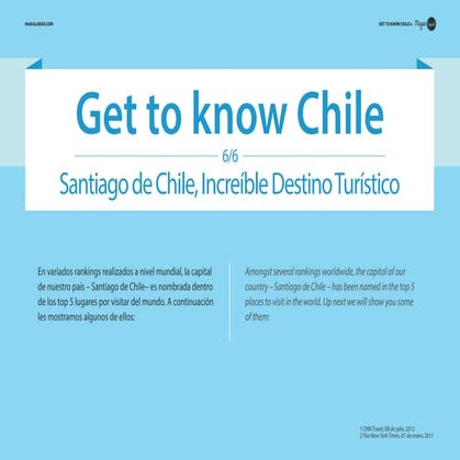 Get to know Chile: Issue 6