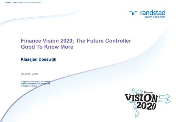 Finance Vision 2020 - the future controller