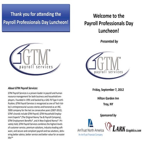 Gtm payroll program