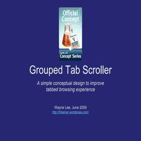GTS - Grouped Tab Scroller
