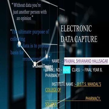 GTT Prajwal Hallisagar 4046 clinical research EDC Presentation.pptx
