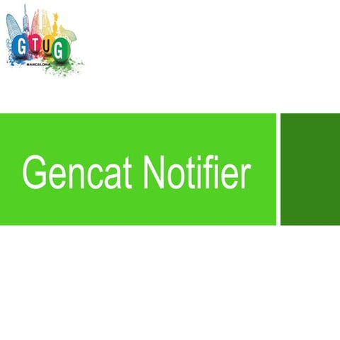 Gencat Notifier