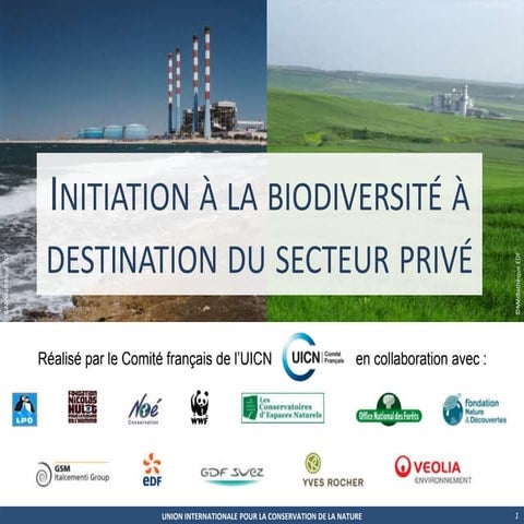 UICN - Formation "entreprises et biodiversité"