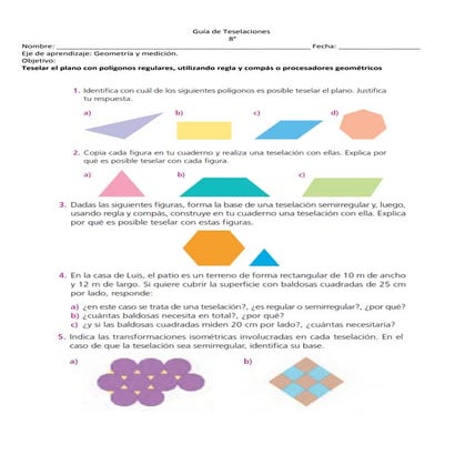 Guía de teselaciones