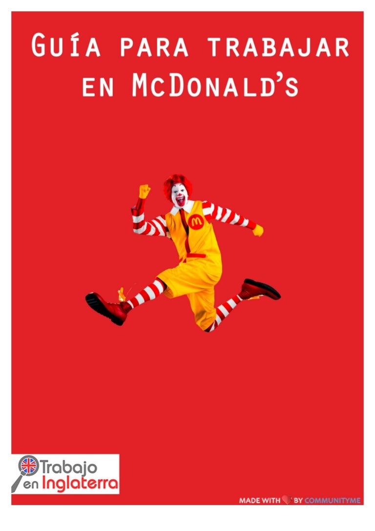 Guía para trabajar en McDonalds
