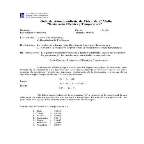 Guía 4° medio física