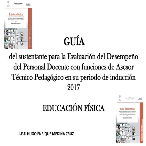 GUÍA PARA PRESENTAR EVALUACIÓN AL TERMINO DEL PERIODO DE INDUCCIÓN ATP EDUCAC...