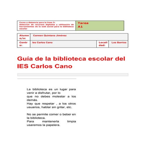 Guía biblioteca carlos cano