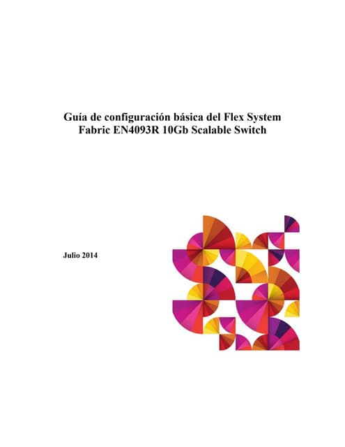 Guía básica de configuración switches Flex System 