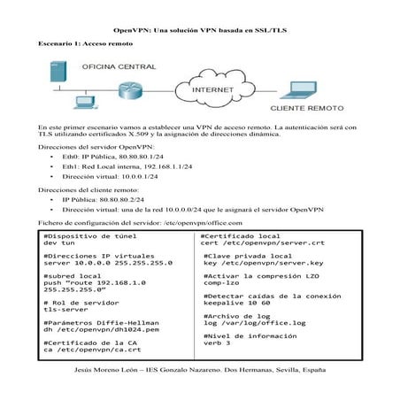 Guía de configuracion Openvpn