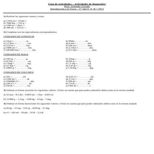 Guía de actividades   diagnostico - 2013