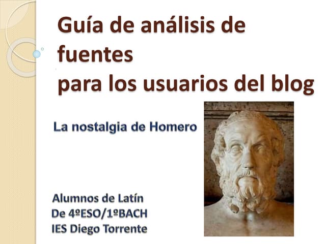 Guía de análisis de fuentes