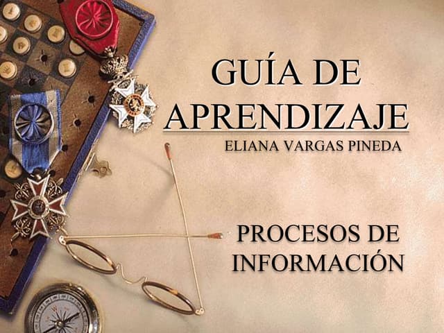 Guía de aprendizaje