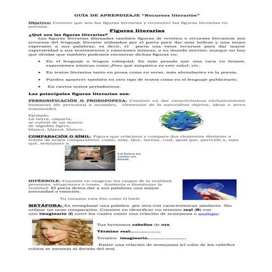 Guía de aprendizaje figuras literarias 8 a   2014