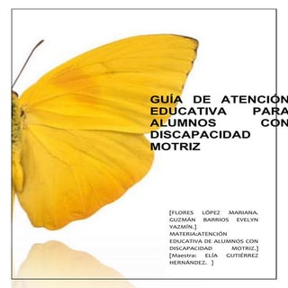 Guía de atención educativa para alu...