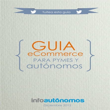 Guía de comercio electrónico para pymes y autónomos | PDF