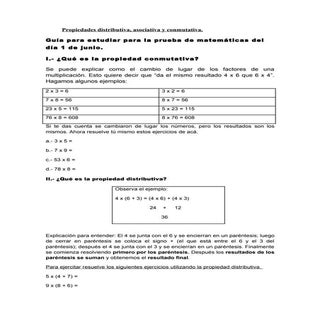 Guía de ejercicios para estudiar la...