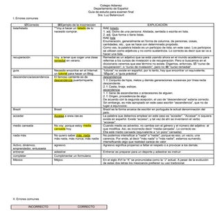 Guía de estudio para examen final