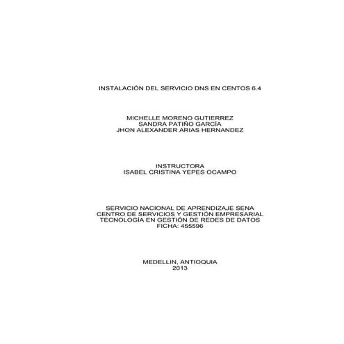 Guía de instalación dns en centos 6.2
