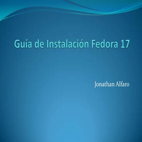 Manual de instalaciòn de Fedora en Màquina Virtual | PDF