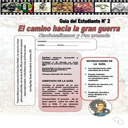 Guía del alumno n°2 el camino hacia la gran guerra, nacionalismos y paz armada