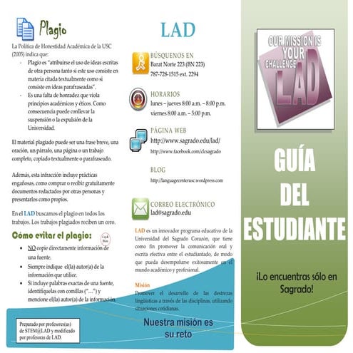 Guía del estudiante