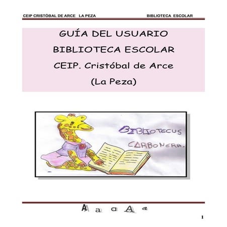 Guía del  usuario de la biblioteca escolar