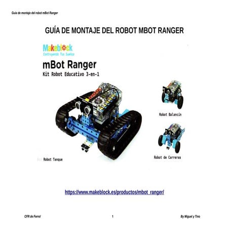 Libro mbot ranger_espanol | PDF