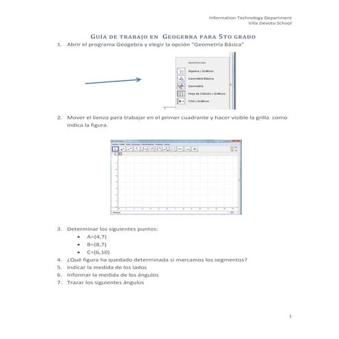 Guia de derivadas en geogebra | DOCX