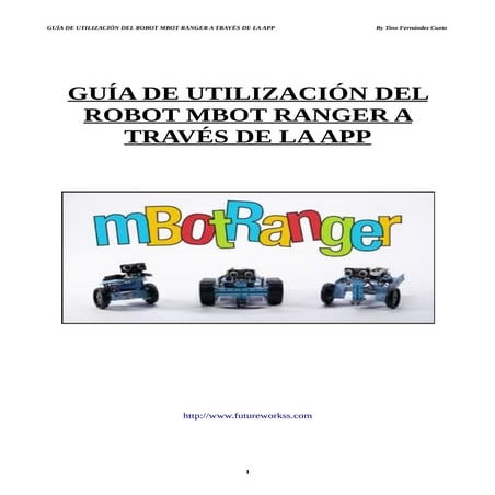 Guía de utilización del robot m bot ranger a traves de la app | PDF