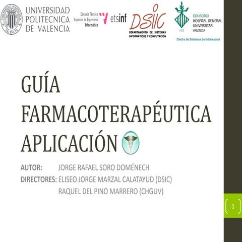 Guía farmacoterapéutica