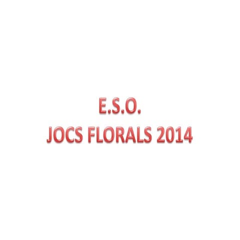 Jocs Florals
