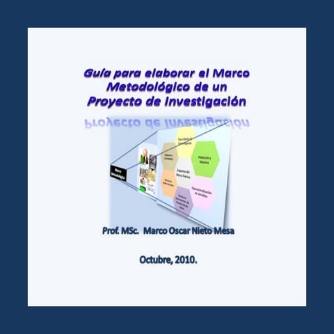 Guía para elaborar el marco metodológico