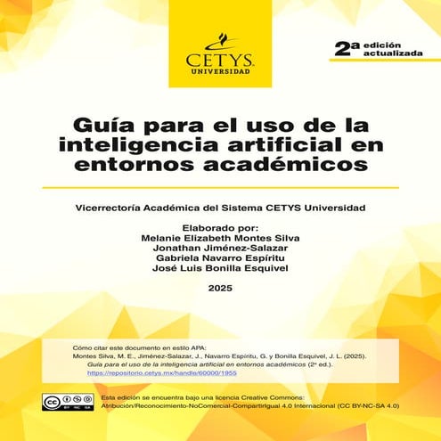 Guía para el uso de la inteligencia artificial en entornos académicos ...