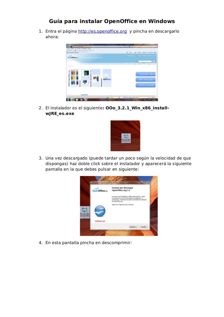 Como Desinstalar Openoffice En Windows 10 Guía para instalar OpenOffice en windows