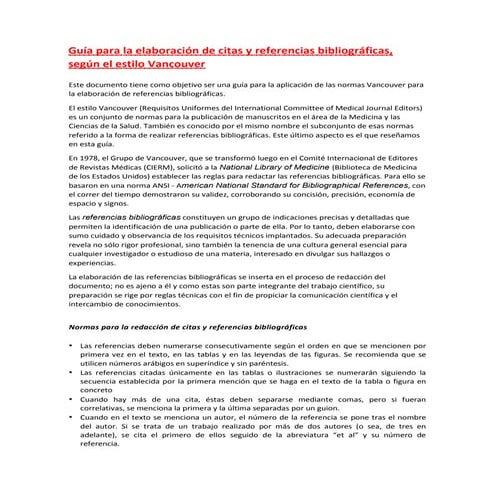 Guía para la elaboración de citas y referencias bibliográficas según el estil...